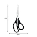 REGENT KITCHEN SCISSORS BLACK AND GREY 2PC SET, (210MM l 138MM)