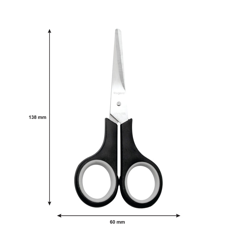 REGENT KITCHEN SCISSORS BLACK AND GREY 2PC SET, (210MM l 138MM)