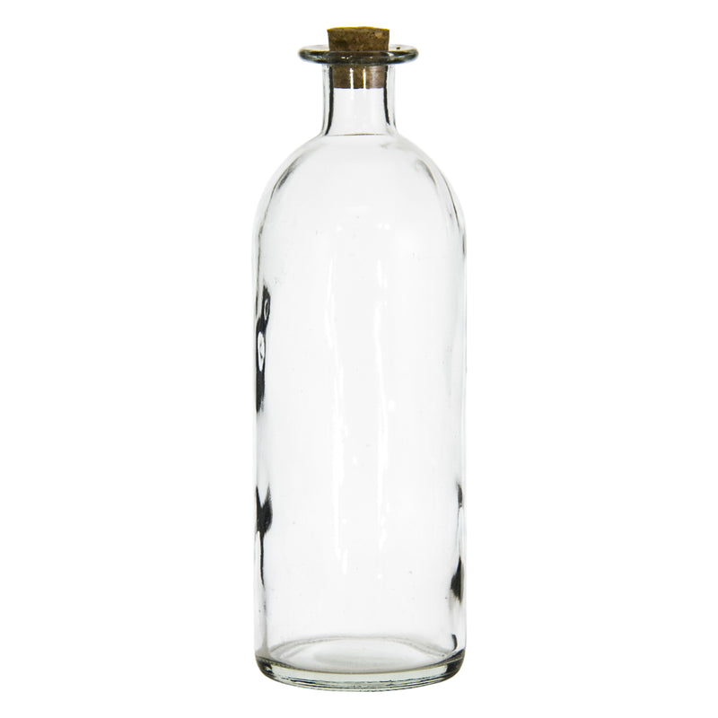 REGENT GLASS BOTTLE WITH CORK LID, 500ML (70MM DIAX210MM)