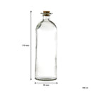 REGENT GLASS BOTTLE WITH CORK LID, 300ML (170X55MM DIA)