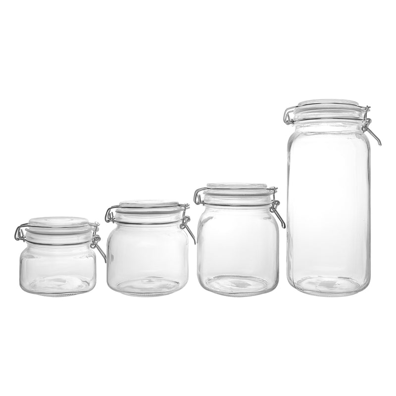 CONSOL STORE-IT JAR WITH CLIP TOP LID, 1LT (160X110X110MM)