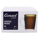 CONSOL SAN MARCO COFFEE MUG 4 PACK, (225ML)