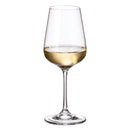 CONSOL SIGNATURE VIENNA CRYSTAL STEM WHITE WINE GLASS 4 PACK, (360ML)