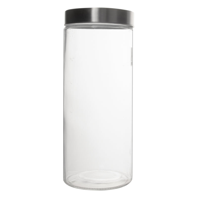 CONSOL CHICAGO CANISTERS WITH ST STEEL LIDS 3 PIECE SET, (170/220/275X115MM DIA)