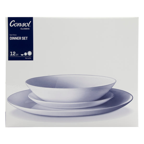 CONSOL OPAL DINNERWARE 12PCE SET