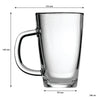 REGENT LATTE GLASS BULLET SHAPE MUG, (350ML) BULK