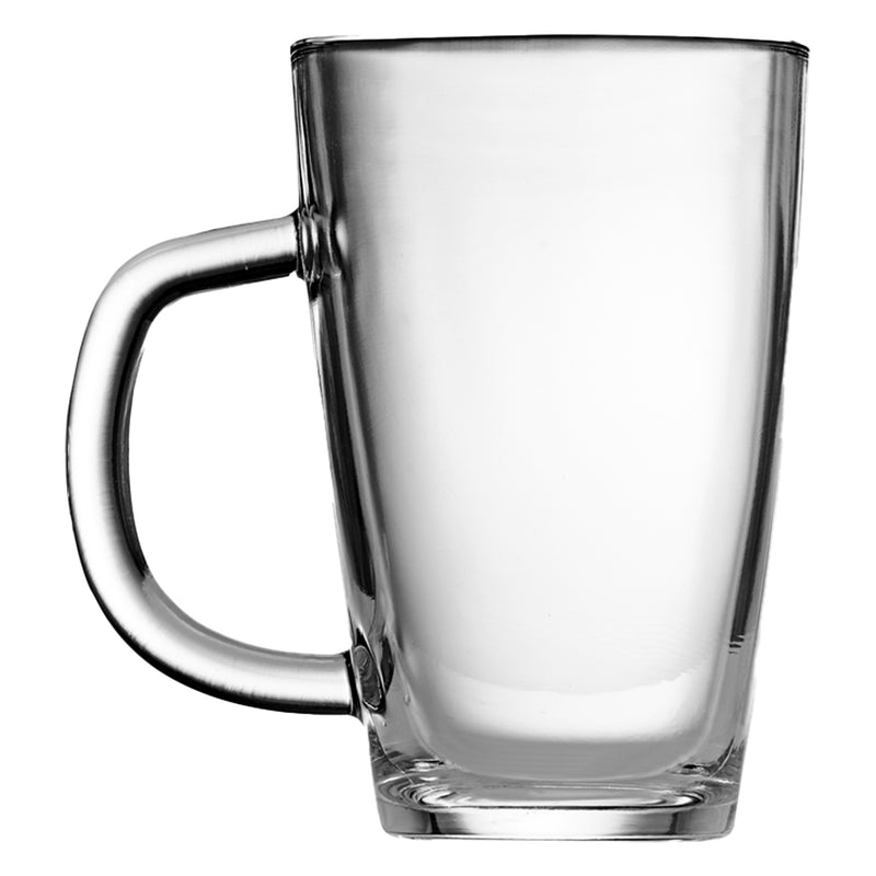 REGENT LATTE GLASS BULLET SHAPE MUG, (350ML) BULK