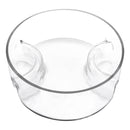 CONSOL GENOA GLASS SERVING BOWL WITH 3 SECTIONS, (250MM DIAX80MM)