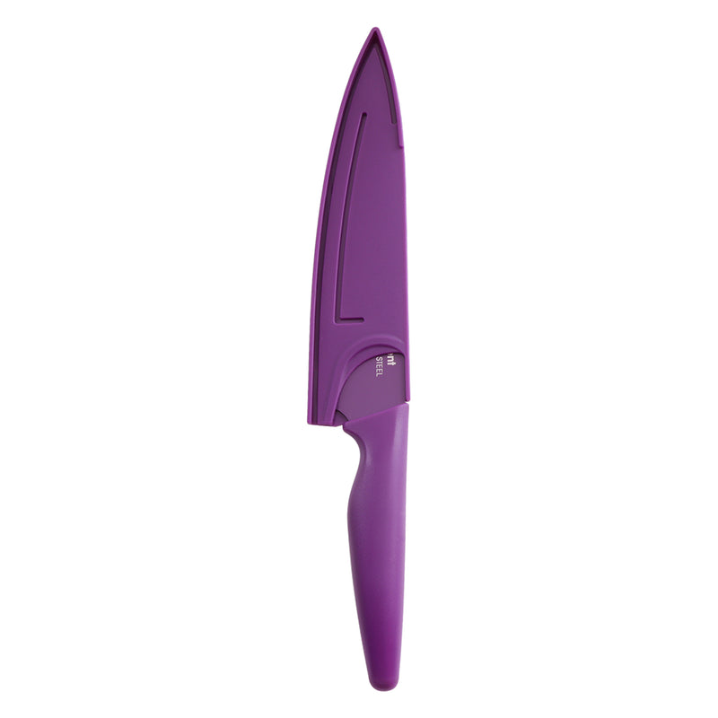 REGENT KITCHEN CHEF, UTILITY, PARING COLOURED KNIVES WITH SHEATHS 3PCS SET, (325MM l 240MM l200MM)