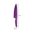 REGENT KITCHEN CHEF, UTILITY, PARING COLOURED KNIVES WITH SHEATHS 3PCS SET, (325MM l 240MM l200MM)