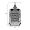 REGENT KITCHEN GRATER 6-SIDED STAINLESS STEEL, (195X120X105MM)