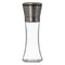 REGENT GLASS SALT AND PEPPER GRINDERS WITH ST.STEEL TOPS 2PC SET, (65MM DIAX190MM)