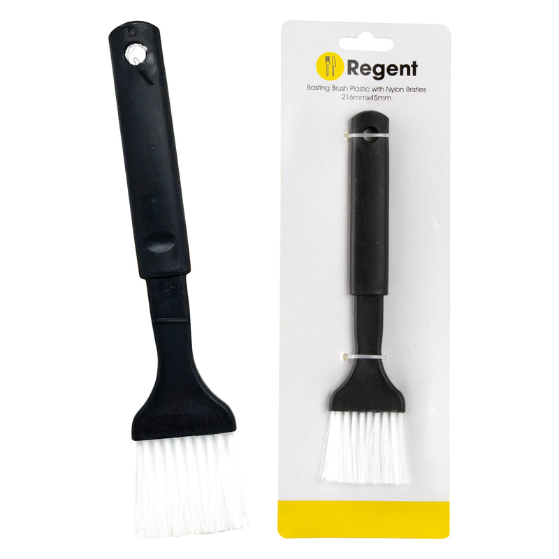 REGENT KITCHEN BASTING BRUSH PLASTIC WITH NYLON BRISTLES, (216X45MM)