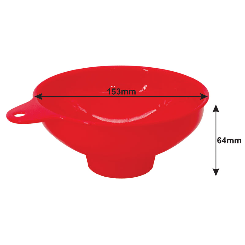 REGENT KITCHEN WIDE MOUTH CANNING FUNNEL PLASTIC, (183/153MM DIAX64MM)