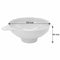 REGENT KITCHEN WIDE MOUTH CANNING FUNNEL PLASTIC ASST. COLOURS, (183/153MM DIAX64MM)