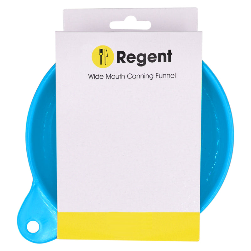 REGENT KITCHEN WIDE MOUTH CANNING FUNNEL PLASTIC ASST. COLOURS, (183/153MM DIAX64MM)