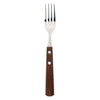 REGENT KITCHEN FORKS WITH WOODEN HANDLES 4CE SET, (209X25X10MM)