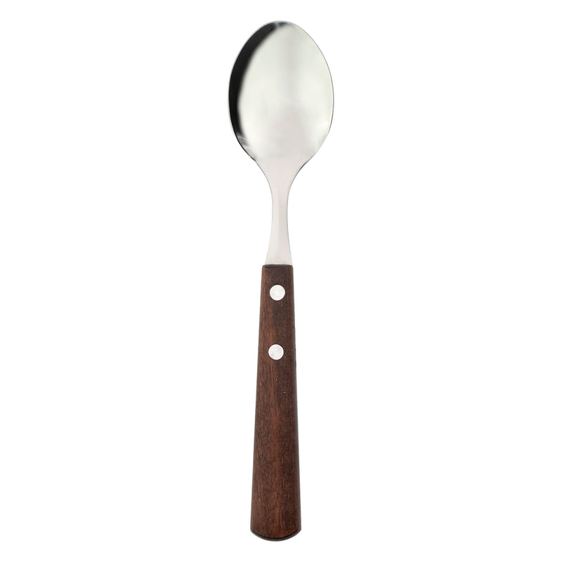 REGENT KITCHEN SPOONS WITH WOODEN HANDLES 4PCE SET, (205X42X10MM)