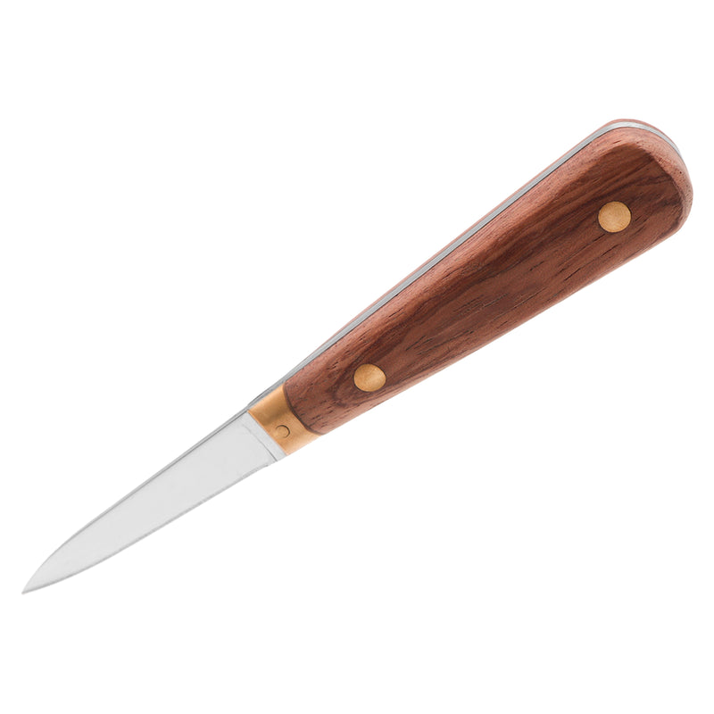 REGENT KITCHEN OYSTER SHUCKING KNIFE WITH ROSEWOOD HANDLE, (160X25X15MM)