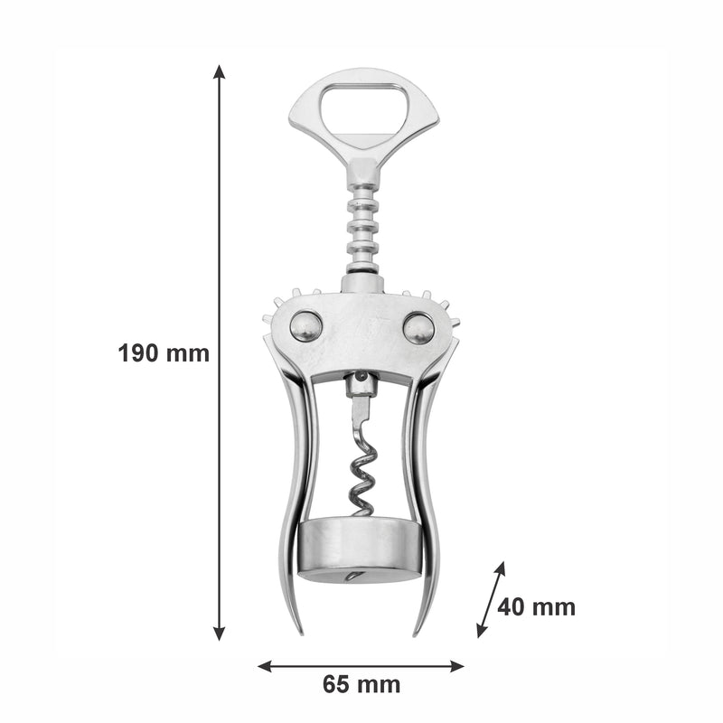 REGENT KITCHEN DELUXE CORKSCREW BOTTLE OPENER, (65X40X190MM)