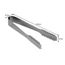 REGENT KITCHEN ICE TONG STAINLESS STEEL SERRATED, (150X18X30MM)