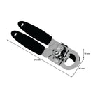 REGENT KITCHEN CAN OPENER BLACK HEAVY DUTY, (215X55X50MM)