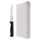 REGENT CUTLERY STEAK KNIFE WITH SHARP TIP WITH PP BLACK HANDLE 1 DOZ, (210X25X12MM)