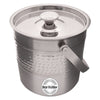 BAR BUTLER ICE BUCKET HAMMERED WITH LID ST STEEL, 2.7LT (155MM DIAX168MM)