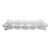 BAR BUTLER CLEAR PLASTIC SHOT GLASSES ON TRAY 10 PACK, 25ML (275X95X45MM)