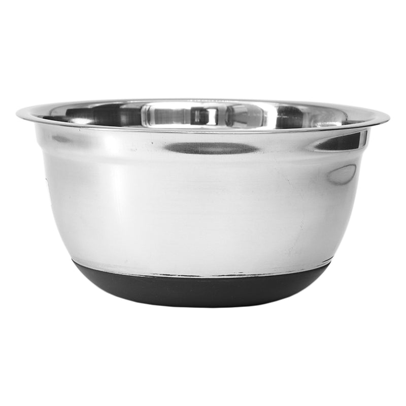 REGENT BAKEWARE MIXING BOWL CLASSIC WITH BLACK RUBBER BASE, 4.5LT (220MM DIAX110MM)