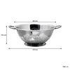 REGENT KITCHEN COLANDER STAINLESS STEEL, 7.5LT (410/340MM DIAX145MM)