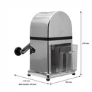 BAR BUTLER HEAVY DUTY ICE CRUSHER WITH CHROME BODY, (165X165X270MM)