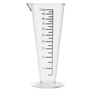 REGENT CONICAL PLASTIC MEASURING BEAKER, 100ML (55MM DIAX120MM)