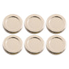 REGENT JAR LIDS GOLD 6 PACK, (43MM DIA)