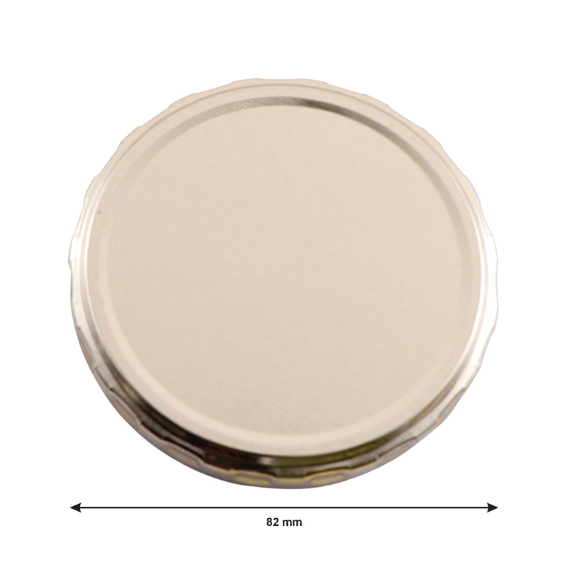 REGENT JAR LIDS GOLD 6 PACK, (82MM DIA)