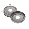 REGENT JAR LIDS WITH CUT OUT FOR CANDLE LIGHTING ST. STEEL 2 PACK (90MM DIAX15MM)