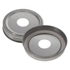 REGENT JAR LIDS WITH CUT OUT FOR CANDLE LIGHTING ST. STEEL 2 PACK (90MM DIAX15MM)