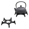 REGENT CAST IRON CHINESE TEAPOT STAND REVERSABLE 2 SIZES, (160/180MM DIAX51MM)