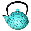 REGENT CAST IRON CHINESE TEAPOT TURQUOISE, (500ML)