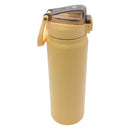 REGENT TRAVEL VACUUM FLASK STAINLESS STEEL WITH SIP STRAW  YELLOW, 900ML (80MM DIA X 260MM)