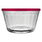 NADIR AMERICANO XL BOWL WITH 4 COLOURED PLASTIC LIDS, 1LT (156MM DIAX90MM)