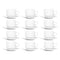 NADIR OPAL STACKABLE ESPRESSO CUP AND SAUCER, 90ML (12PC + 12PC SET)