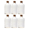 REGENT GLASS ROUND BOTTLE WITH CORK LID 6 PACK, 550ML (81MM DIAX168MM)