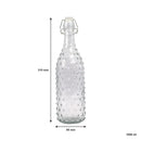 REGENT GLASS HOBNAIL BOTTLE WITH CLIP TOP LID, 1LT (85MM DIAX310MM)