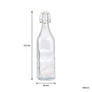 REGENT GLASS MORESCA BOTTLE WITH CLIP TOP LID, 1LT (85MM DIAX310MM)