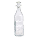 REGENT GLASS MORESCA BOTTLE WITH CLIP TOP LID, 1LT (85MM DIAX310MM)