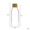 REGENT BOROSILICATE GLASS CARAFE WITH CORK STOPPER, 1LT (265X85MM DIA)