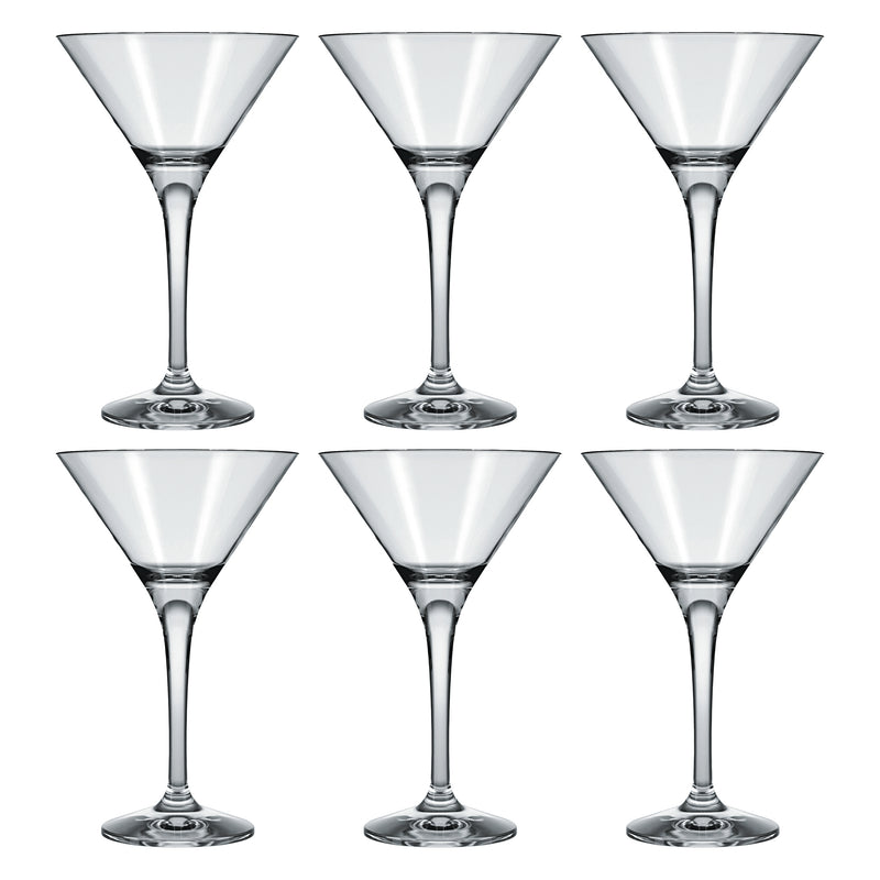 NADIR STEMMED MARTINI GLASS, (250ML)