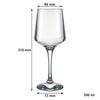 NADIR BRUNELLO STEMMED WINE GLASS, (390ML)