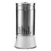 REGENT GLASS SALT & PEPPER SHAKERS WITH ST.STEEL COVERS 2 PIECE SET, 125ML (53MM DIAX110MM)